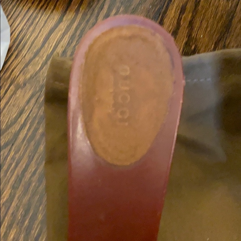 Suede Gucci Sandals - Picture 4 of 8